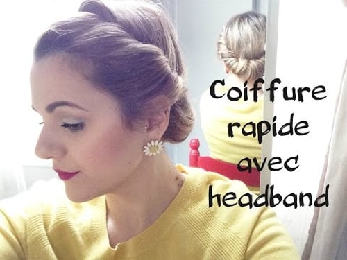 Tuto coiffure ♥ Coiffure rapide avec headband