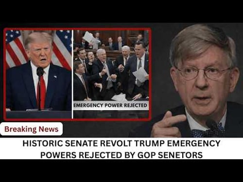 Historic Senate Revolt: Trump’s Emergency Powers Rejected by GOP Senators