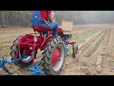 Farmall Cub Plowing in December