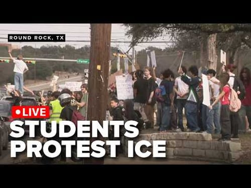 WATCH LIVE: Round Rock students protest ICE