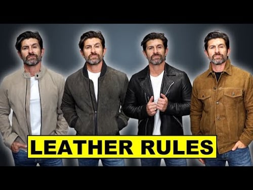 How to Look AWESOME in a Leather Jacket (5 Rules for Adult Men)