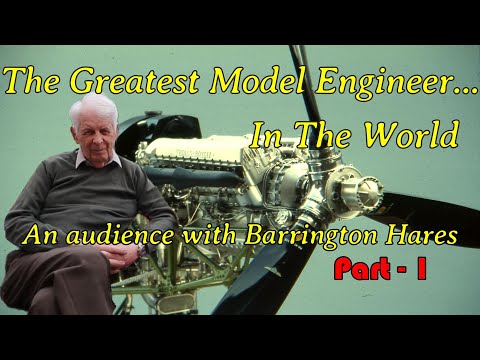 The Greatest Model Engineer... In The World! Barrington Hares 1/5th Scale Running Merlin Engine.