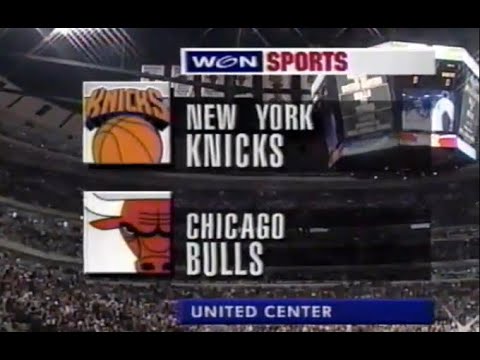 1996 Chicago Bulls vs New York Knicks at the United Center - March 21 - FULL GAME