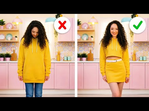 Easy DIY Clothing Hacks to Refresh Your Wardrobe 💡👚