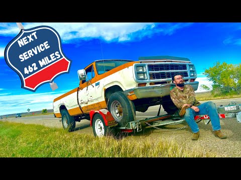 I bought a 1980 dodge ABANDONED 22 years. Will it run and drive 876 miles home?