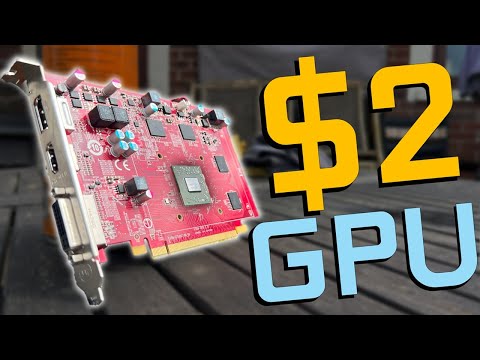 GAMING on a $2 Graphics Card!