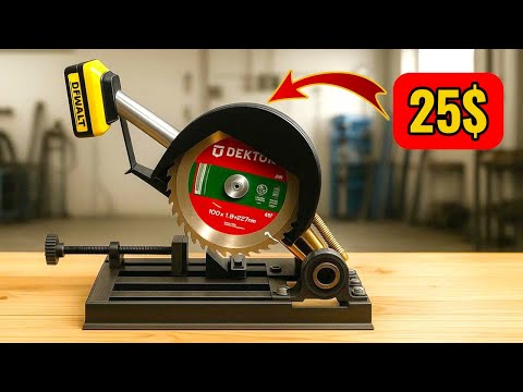 How To Build A Powerful 12V Table Saw For Your Workshop For Just $25 | DIY & Creative