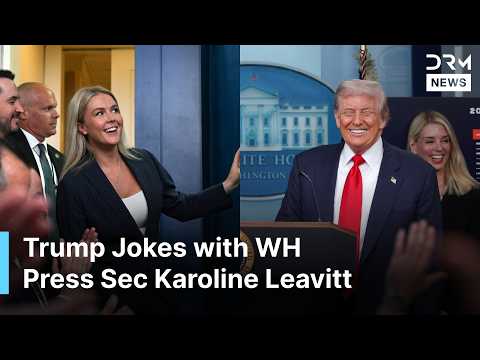 WATCH: Trump Jokes with WH Press Sec Karoline Leavitt, Calls Her “My Superstar” | AC1G