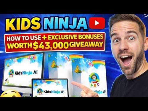 How to Use Kids Ninja AI Step-by-Step + $43,000 Exclusive Bonuses Giveaway