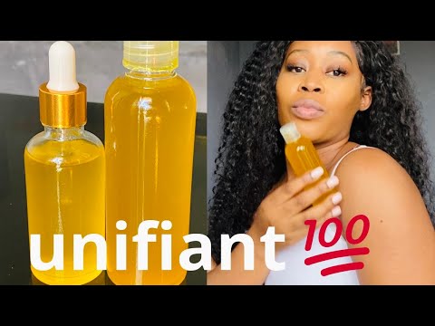 How I Make My 100% Natural Vitamin C Lightening Oil | Light Brown Caramel Complexion