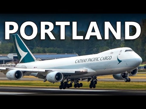 1 HOUR of Plane Spotting at PORTLAND INTERNATIONAL AIRPORT! (PDX/KPDX)