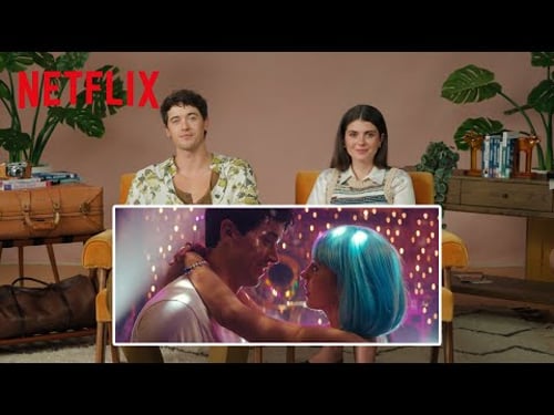 Emily Bader & Tom Blyth React to People We Meet On Vacation | Netflix