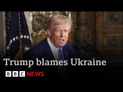Trump tells Ukraine 'you should have never started the war, you could have given up land' | BBC News