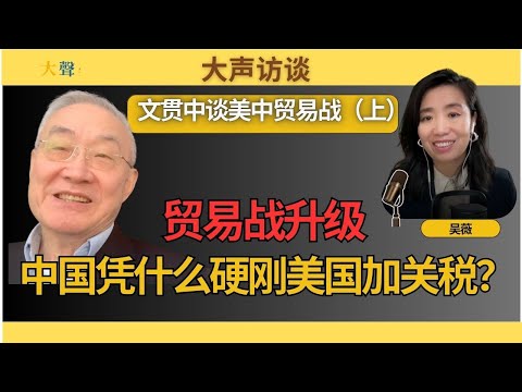 中国硬刚美国加关税?文贯中谈美中贸易战(上)|川普美国关税战背后的债务和自由贸易对等关税体系|中国加入WTO从未真正开放市场