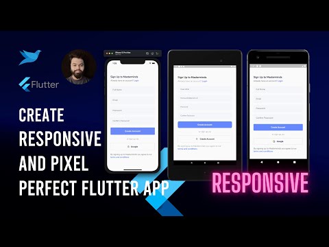 Flutter Tutorial - Super Quick Way To Create Pixel Perfect Responsive UI