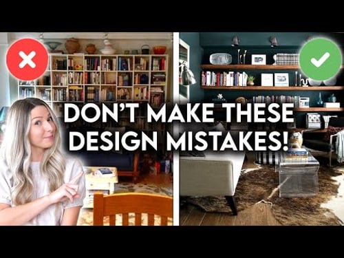 COMMON LIVING ROOM DESIGN MISTAKES + HOW TO FIX THEM