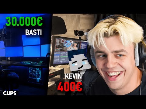 Basti macht sich über Kevins Setup lustig! Lustiger Papaplatte & BastiGHG Talk