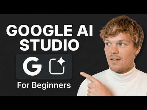 How To Use Google AI Studio For Beginners