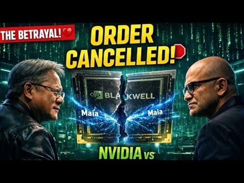 "MICROSOFT BETRAYS NVIDIA! š The Secret Order Cancellation That Shocked the Market (Tuesday Night )