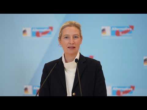 Alice Weidel: Haushalt bricht zusammen PK - Chrupalla: AfD wird bald regieren