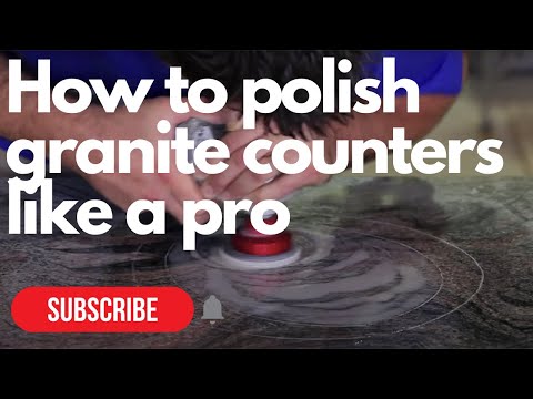 Professional Granite Counter Polishing: Step-by-Step Guide | Easy Granite Refinishing
