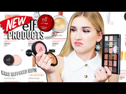 FULL FACE OF NEW ELF MAKEUP !! what happened!?
