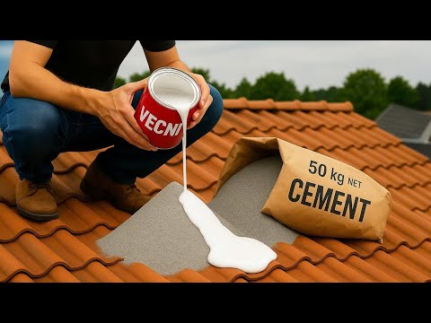 Few people know this secret! Mix CEMENT with VECNI, this formula is worth up to a million dollars!