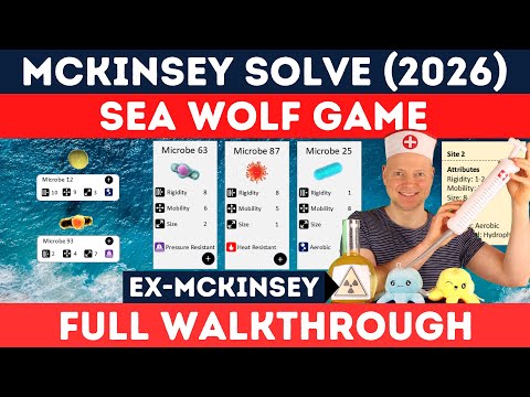 McKinsey SOLVE (2025): Sea Wolf Game | Full Walkthrough & Interactive Practice