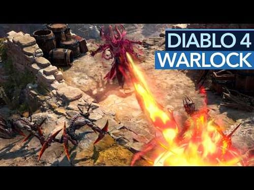 Diablo 4: The Warlock is pure escalation – we played him four times!