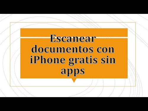 ¿Como Escanear con la app Notas ?