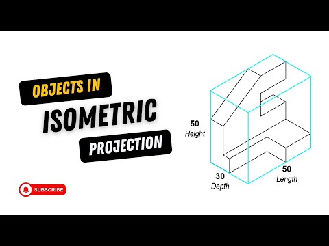 Grade 9 - Isometric Projection for Beginners - Lesson 3 - Shaped Object 2