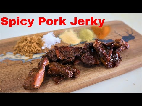 Memphis Pork Bites, aka Spicy Pork Jerky. Recipe Included!