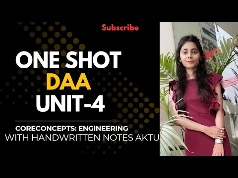 Unit-4 DAA one shot🔥|aktu| with notes #unit4 #daa #designandanalysisofalgorithms #oneshot #algorithm