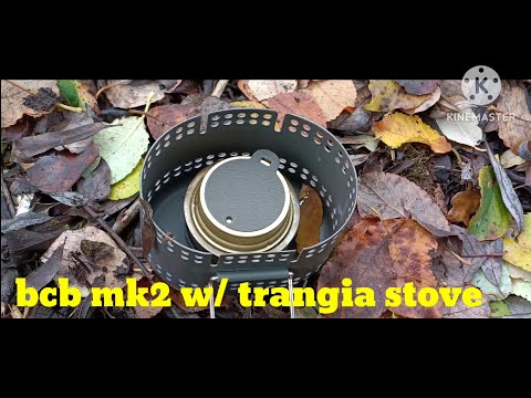 BCB Crusader MK2 test part 2 .. w/ trangia spirit burner stove .