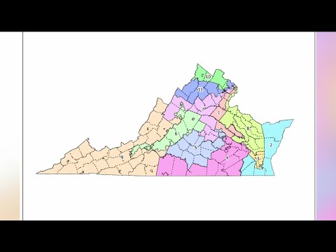 Virginia Democrats release congressional redistricting map