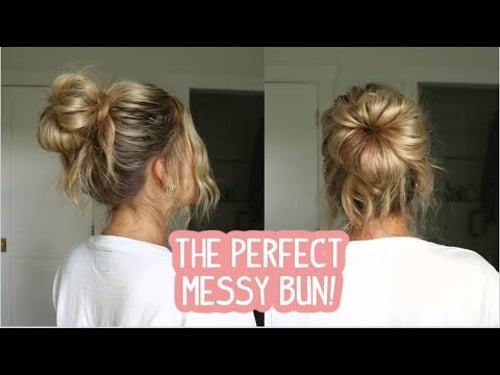 POV YOU FOUND YOUR GO-TO MESSY BUN TUTORIAL! Summer Hairstyle | Boho | Short, Medium, Long Hair