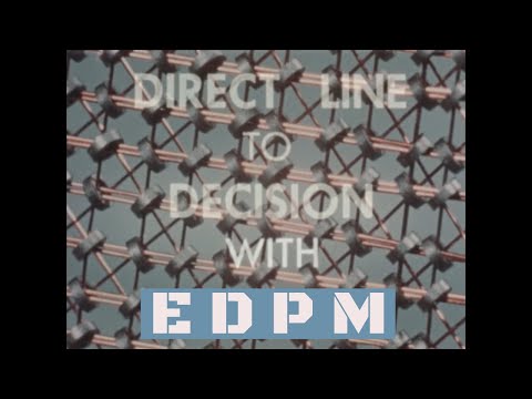 "DIRECT LINE TO DECISION WITH EDPM" 1950s IBM ELECTRONIC DATA PROCESSING MACHINES COMPUTERS GG30725