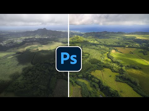 How to make your Landscape photos LOOK BETTER FAST. Photoshop Tutorial