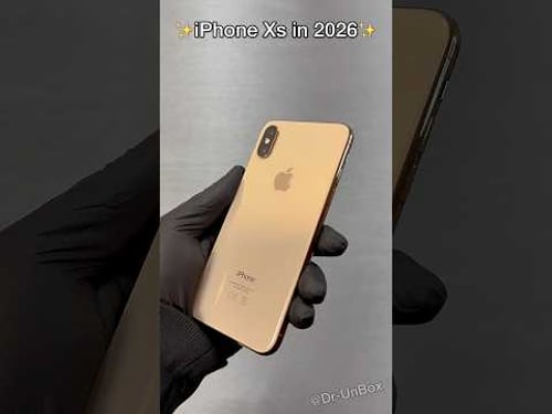 iPhone Xs in 2026✨ Gold Stainless Steel Hands On and Review✨ #shorts #trending #iphone #apple #viral