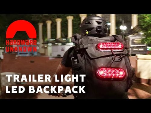 Making an LED Backpack Using Trailer Lights