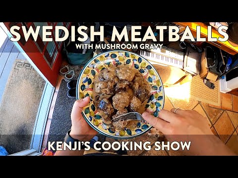Swedish Meatballs with Mushroom Gravy