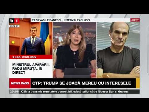 CTP: PUTIN EGAL TRUMP ȘI INVERS_Știri B1TV_24 dec. 2025