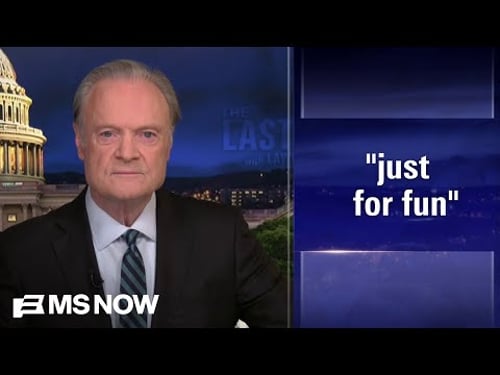 Lawrence: Trump’s ‘stupidity is utterly flawless at exposing his own lies’ on Iran war