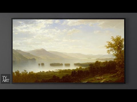 TV Art Screensaver | Vintage Art By John Frederick Kensett | 2 Hours
