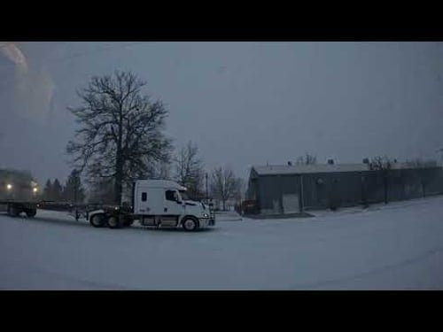 Small town Nebraska snow storm timelapse 4-19-26