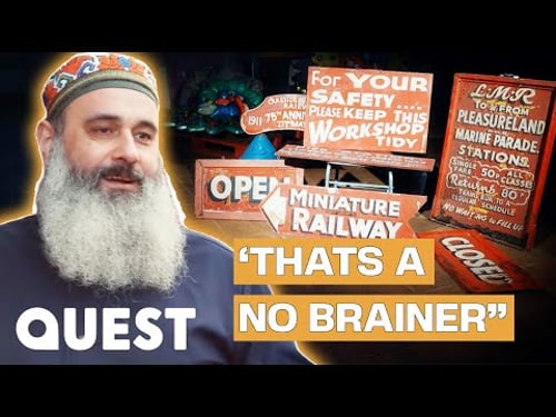 Serkan Secures A £500 Bargain For Vintage Railways Signs That Cost Thousands! | Salvage Hunters