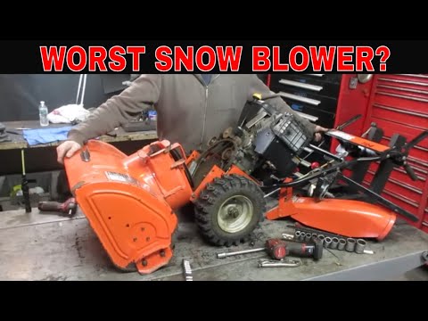 Past Repair Made This snow Blower Useless, Lets Fix It.