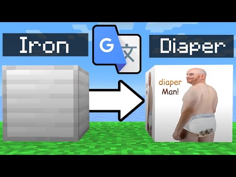I Put Every Minecraft Texture Through Google Translate 10 TRILLION Times...