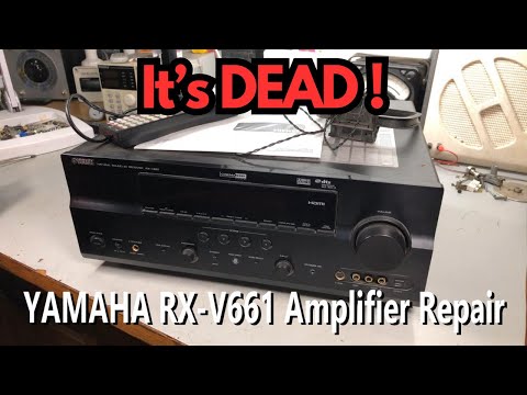 A Dead Yamaha Amp for Repair