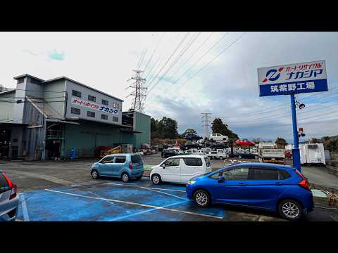 Recycling vehicles !!Japan's highly skilled recycling plants